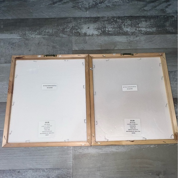 Framed Elephant and Giraffe Art Prints - Picture 4 of 4